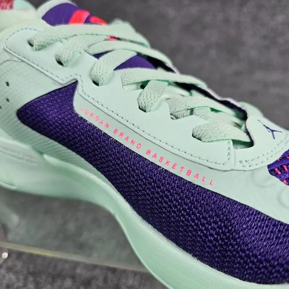 Nike Air Jordan Luka Doncic 1 Easter Mint Foam Purple Teal DQ6513-305 Boy's - Picture 4 of 15